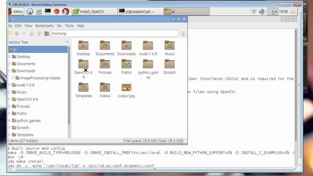 Cài đặt OpenCv và Pi camera trên Raspberry Pi смотреть онлайн