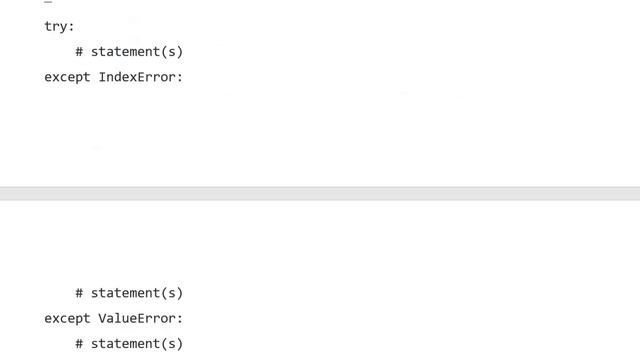 Python | Exception Handling смотреть онлайн