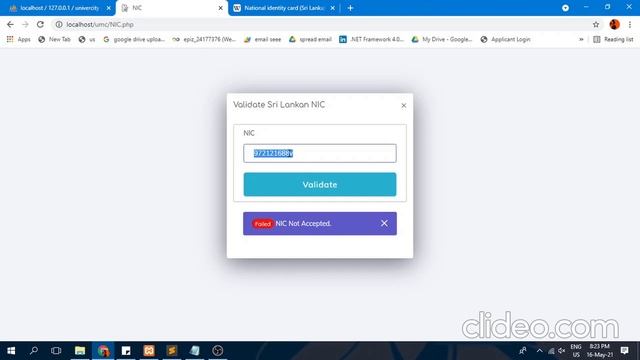 Validate Sri Lankan NIC in PHP смотреть онлайн