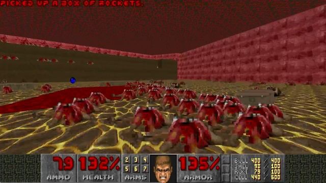 The Doom 2 (Ultra-Violence): HolyHell – MAP01. смотреть онлайн