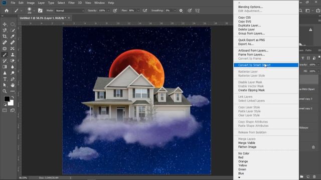 Stay at Home Photo Manipulation Photoshop Tutorial Composite смотреть онлайн