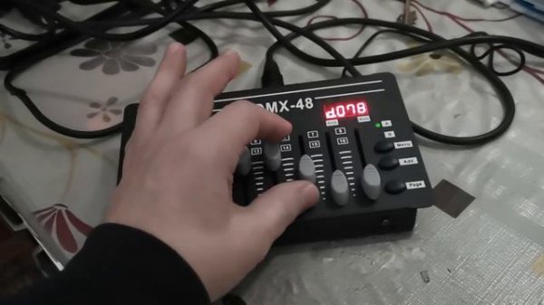 LED par pro + DMX 48 Проверка на работоспособность.