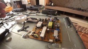 Ремонт телевизора LG 42LA615V-ZE.Блок питания.Не включается с первого раза.