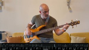 Gloria Gaynor - I Will Survive (bass cover with tab)