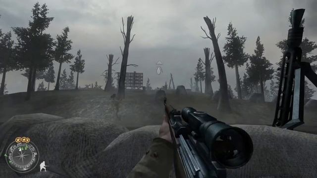 Call of Duty 2 PC Gameplay Veteran Part 007 Zum Hügel - Eisbaer смотреть онлайн