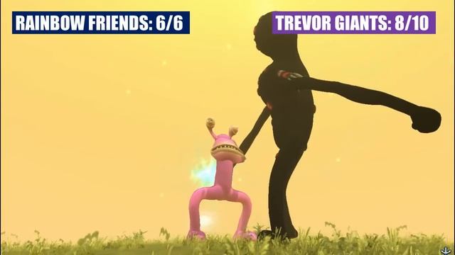 Trevor Giant vs Rainbow Friends Turf War | SPORE смотреть онлайн