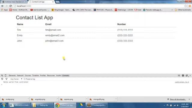 2 5 Angular JS and Node JS App Tutorial MEAN Stack RESTful API Tutorial, Part 2 смотреть онлайн