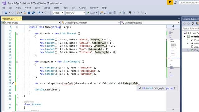 (#34) Group join in linq | LINQ tutorial for beginners смотреть онлайн