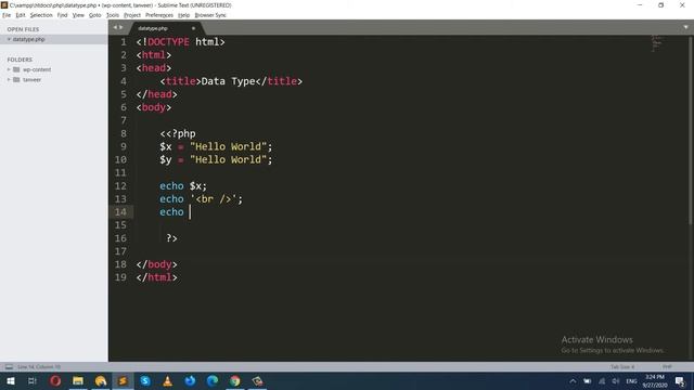 Data Type in PHP String in Urdu смотреть онлайн