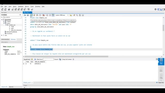 MySQL : Découvrez la définition et la création d'une vue sur MySQL. (exemple simple et concret) смотреть онлайн