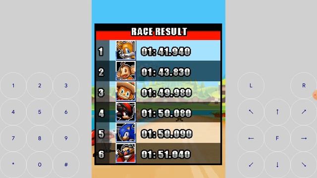 sonic racing java game смотреть онлайн