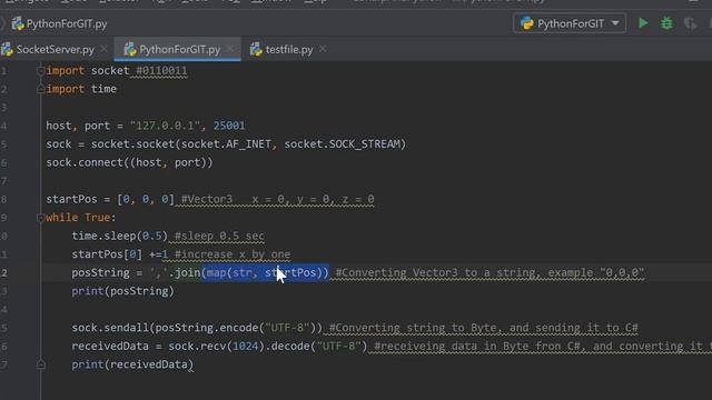 Connect C# and Python tutorial // continuous communication смотреть онлайн
