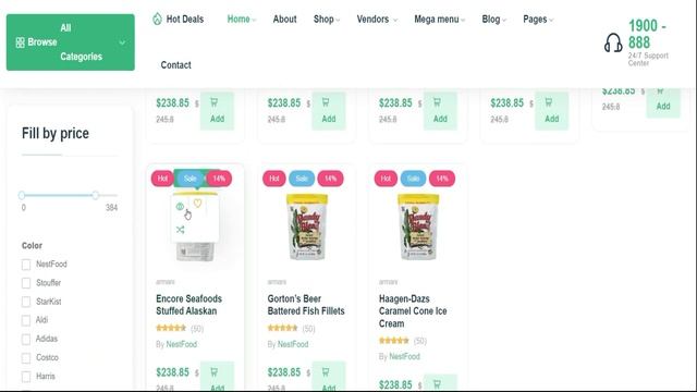 Nest- React Redux NextJS Multipurpose Ecommerce Template смотреть онлайн