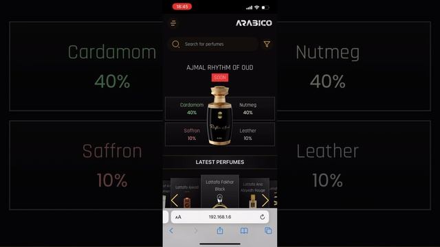 Arabico DEMO - Mobile - (ReactJS,Tailwind,Strapi CMS) смотреть онлайн