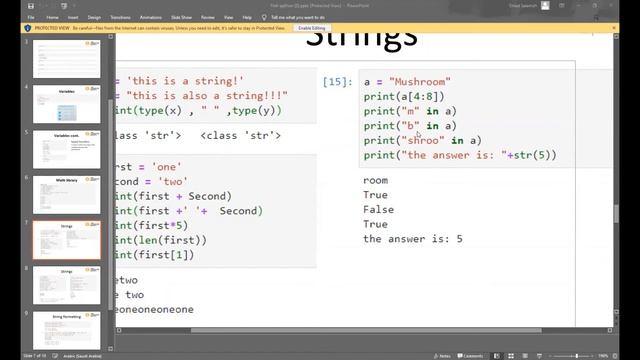 Python: Arithmetic Operators,Variables,Math library,Strings and How to read input смотреть онлайн