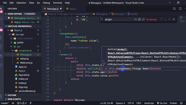 React JS Tutorial Beginners Bangla - 13 - setState смотреть онлайн
