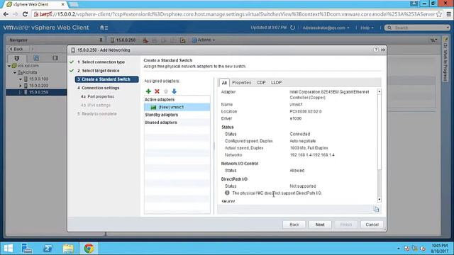 iSCSI multipath Configuration using Vcenter Server 6.5 смотреть онлайн