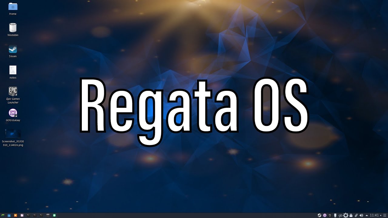 Regata OS Linux . Первый взгляд. смотреть онлайн