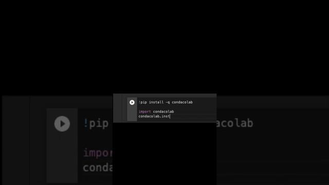 Google Colab - install conda environment смотреть онлайн