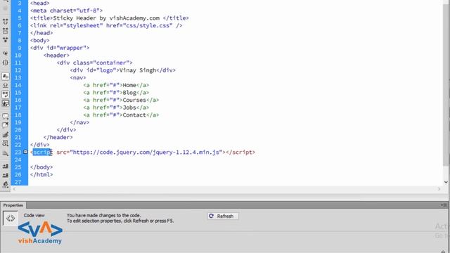 Animated Sticky Header for webpage | HTML5 & CSS3 Tricks смотреть онлайн