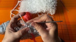 Как связать мочалку вкруговую от и до/ Вяжу мочалки только в одну нить DIY