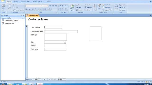 1) Microsoft Access & VBA Bangla Tutorial | Inventory Management System - Customer Information Form смотреть онлайн