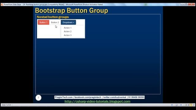 Bootstrap button group смотреть онлайн