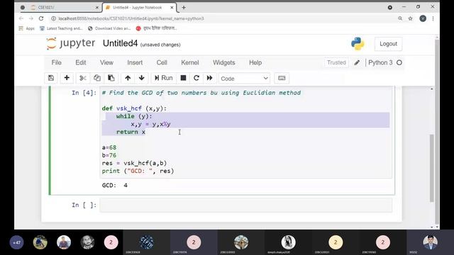 Find HCF or GCD of Two Numbers in Python Language смотреть онлайн
