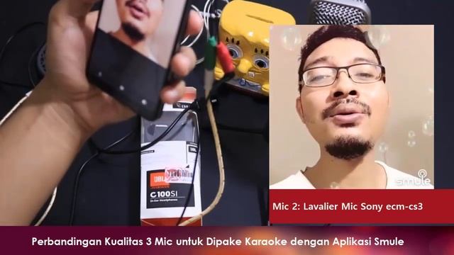 JBL C100SI Vs SONY ECMCS3 Vs SAMSON C01U PRO - Karaoke Live SMULE (Part #2) смотреть онлайн