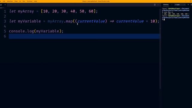 Array .Map Method Explained || Javascript Tutorial смотреть онлайн