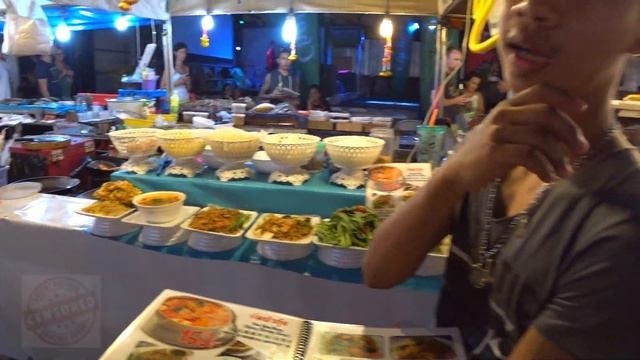 Патонг Бангла Роад. Разврат на Патонге. Ночной рынок тайской еды. Где поесть на Пхукете. Пхукет 202