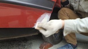 КАК убрать ржавчину с кузова. ПОКРАСКА баллончиком.