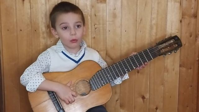 Русская народная потешка "Как у нашего кота". Исполняет Алексей Сумин, 5 лет. смотреть онлайн