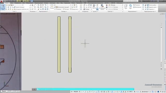 6часть 3D моделирование деревянной двери Видео уроки AutoCad смотреть онлайн