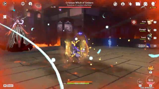 Genshin Impact - Signora VS Klee + The Three Archons! смотреть онлайн