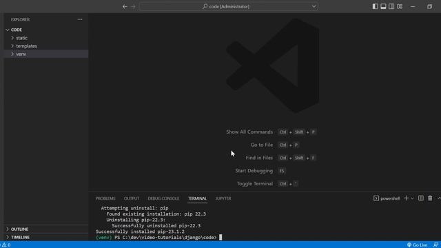 Django с нуля. Урок №8. Виртуальное окружение. Проект и приложение смотреть онлайн
