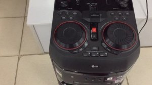 Обзор музыкального центра LG X-Boom OK65