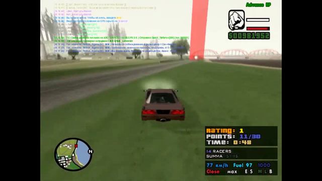 1 место в таблице рекордов "Центральный San-Andreas". ARP-2 Green. [Неактуально] смотреть онлайн