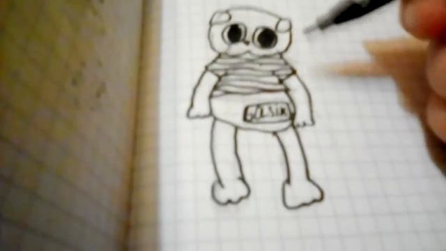 как нарисовать басика? смотреть онлайн