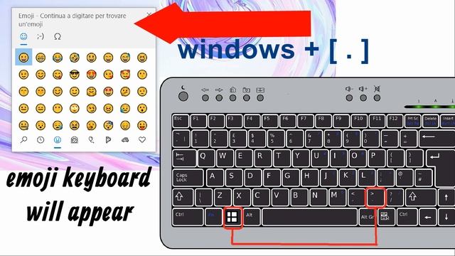 How to find emoji computer, keyboard windows 10 | Dove trovare emoticon da tastiera pc смотреть онлайн