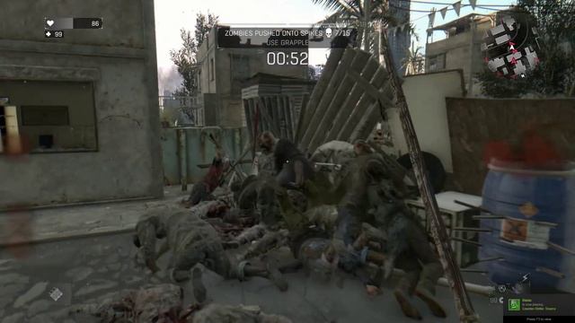 Dying Light - Psycho Challenge II (Pushed Onto Spikes - 15 kills) смотреть онлайн