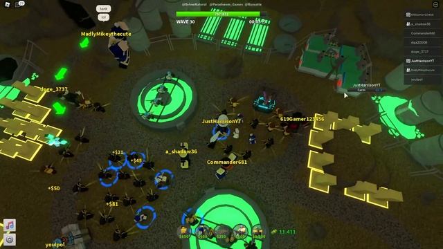 120 GOLDEN COWBOYS VS THE NUCLEAR FALLEN KING!!! Tower Defense Simulator - ROBLOX смотреть онлайн