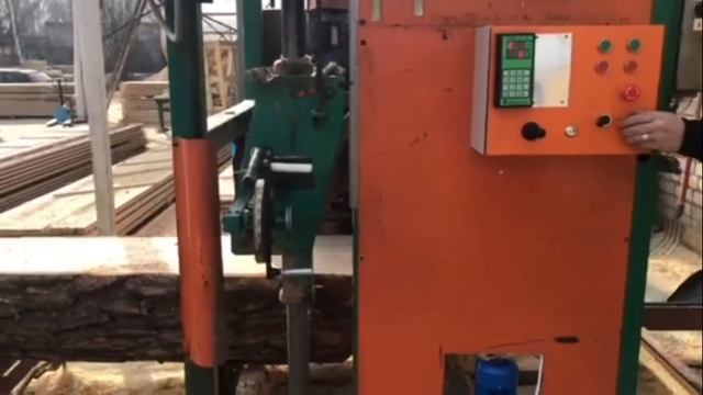 Электро-механическое передвижение пилорамы, где скорость подачи регулируется частотником смотреть онлайн