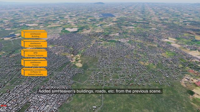 X-Plane 12, Default / SimHeaven /SFD Global / Orthophoto Scenery Combination Comparison Video