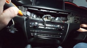 Bmw X5 F15 2016 How To Remove Radio DVD ,Removal Console