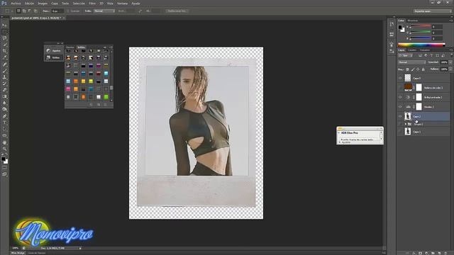 Efecto Vintage/polaroid  Pack PNG De Marcos Polaroid. PHOTOSHOP CS6