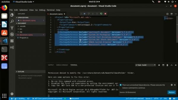 Document.Net и Linux