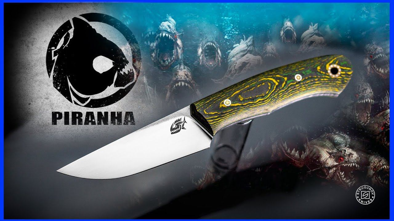 Fulltang Knife | Нож Piranha cpm s90v смотреть онлайн