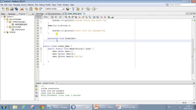 Lecture 4 Constructor vs (Destructor???) in JAVA смотреть онлайн