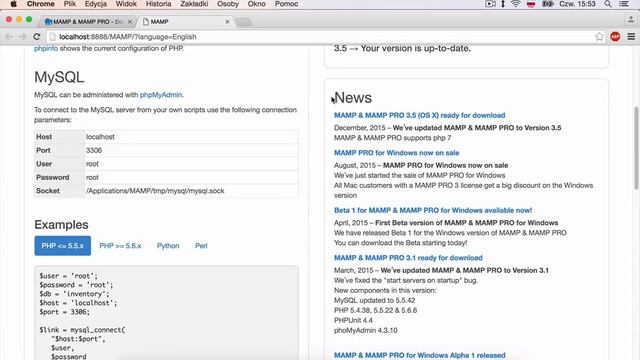 Kurs PHP Dla Początkujących - Część 3 - Instalacja serwera na Mac смотреть онлайн